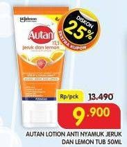Promo Harga Autan Lotion Anti Nyamuk Jeruk Lemon 50 ml - Superindo