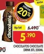 Promo Harga Chocolatos Chocolate Ready To Drink 200 ml - Superindo