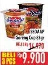 Promo Harga SEDAAP Mie Cup Goreng 85 gr - Hypermart