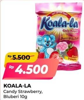 Promo Harga Koala-la Gula Kapas Strawberry, Blueberry 10 gr - Alfamart