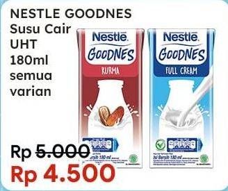 Promo Harga Nestle Goodnes UHT All Variants 180 ml - Indomaret