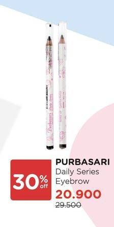 Promo Harga PURBASARI Daily Series Eyebrow Pencil  - Watsons