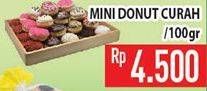 Promo Harga Donut Mini per 100 gr - Hypermart