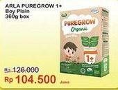 Promo Harga ARLA Puregrow Organic 1+ Boys 360 gr - Indomaret