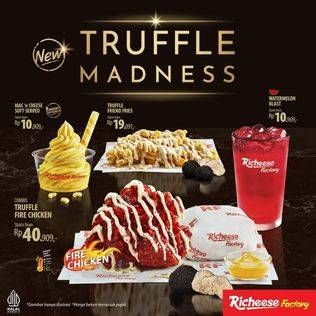 Promo Harga Richeese Factory Combo Truffle Fire Chicken  - Richeese Factory