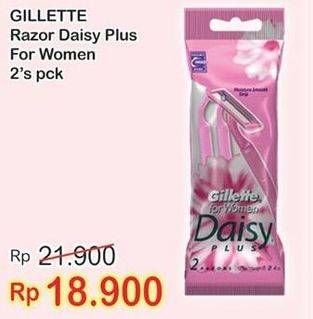 Promo Harga GILLETTE Daisy Plus 2 pcs - Indomaret