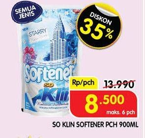 Promo Harga So Klin Softener All Variants 900 ml - Superindo