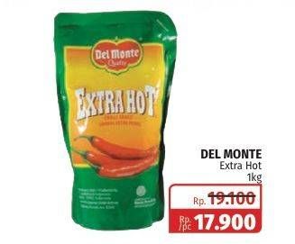 Promo Harga DEL MONTE Sauce Extra Hot Chilli 1000 gr - Lotte Grosir