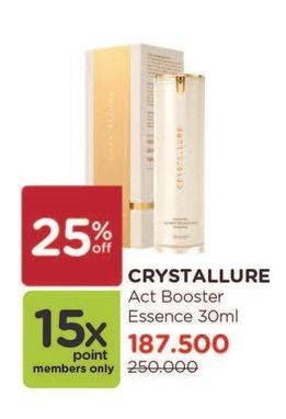 Promo Harga WARDAH Crystallure Activating Booster Essence 30 ml - Watsons