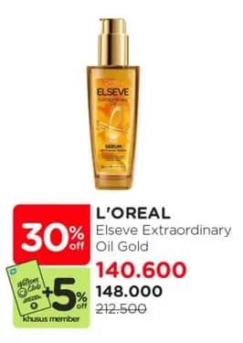 Promo Harga Loreal Elseve Extraordinary Oil Gold 100 ml - Watsons