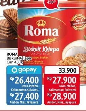 Promo Harga ROMA Biskuit Kelapa 450 gr - Alfamidi