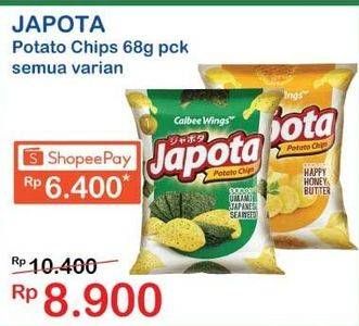 Promo Harga JAPOTA Potato Chips All Variants 68 gr - Indomaret