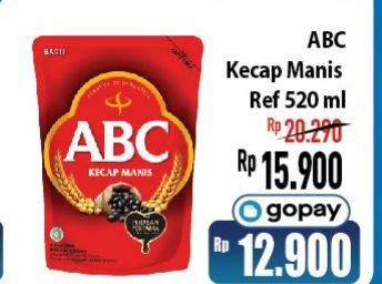 Promo Harga ABC Kecap Manis 520 ml - Hypermart