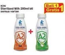 Promo Harga KIN Susu Steril All Variants 200 ml - Indomaret