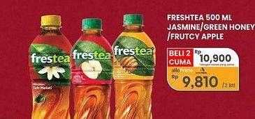 Promo Harga Frestea Minuman Teh Original, Green Honey, Apple 500 ml - Carrefour