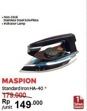 Promo Harga MASPION HA-40  - Carrefour