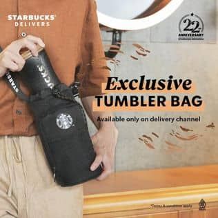 Promo Harga Exclusive Tumbler Bag  - Starbucks