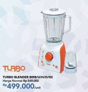 Promo Harga TURBO Blender 8098  - Carrefour