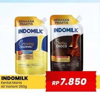 Promo Harga Indomilk Susu Kental Manis All Variants 260 gr - Yogya