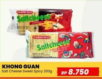 Promo Harga Khong Guan Saltcheese Sweet Spicy 200 gr - Yogya