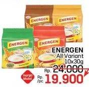 Promo Harga Energen Cereal Instant All Variants per 10 sachet 30 gr - LotteMart