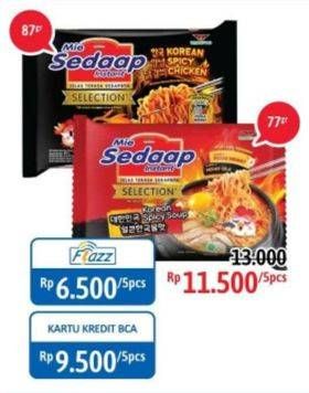 Promo Harga SEDAAP Korean Spicy Chicken, Soup per 5 pcs - Alfamidi