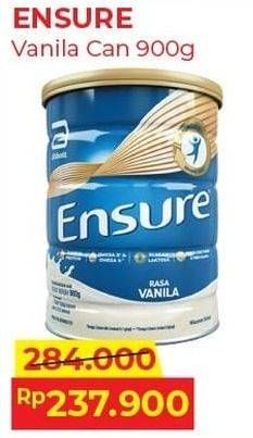 Promo Harga ENSURE Nutrition Powder FOS Vanila 900 gr - Alfamart
