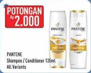 Promo Harga PANTENE Shampo/Conditioner All Variants 135 ml - Hypermart