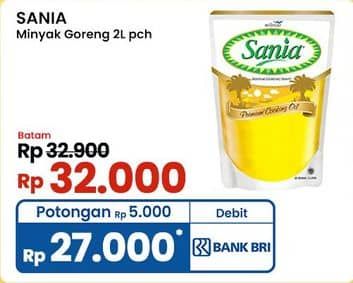Promo Harga Sania Minyak Goreng 2000 ml - Indomaret