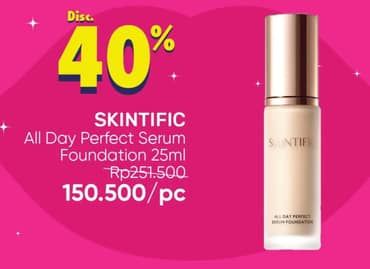 Promo Harga Skintific All Day Perfect Serum Foundation  - Guardian