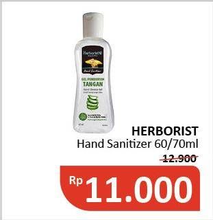Promo Harga HERBORIST Hand Sanitizer 60ml/70ml  - Alfamidi