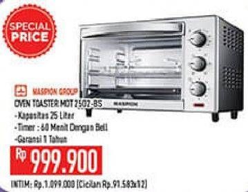 Promo Harga MASPION Oven Toaster MOT 2502 BS 25 ltr - Hypermart