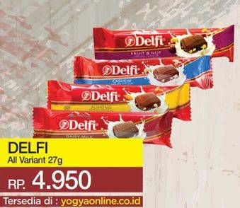 Promo Harga DELFI Chocolate All Variants 27 gr - Yogya