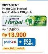 Promo Harga Ciptadent Pasta Gigi Maxi Herbal 190 gr - Indomaret