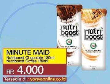 Promo Harga MINUTE MAID Nutriboost Chocolate, Coffee 180 ml - Yogya