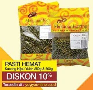 Promo Harga PASTI HEMAT Kacang Hijau Yulek, Yulek 250 gr - Yogya