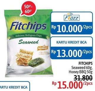 Promo Harga FITCHIPS Delicious Multigrain Chips 50gr/60gr  - Alfamidi