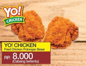 Promo Harga YO! Fried Chicken Besar  - Yogya