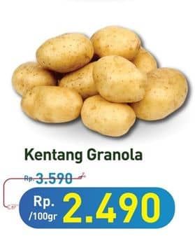 Kentang Granola per 100 gr Diskon 30%, Harga Promo Rp2.490, Harga Normal Rp3.590