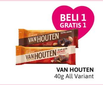 Promo Harga Van Houten Chocolate All Variants 40 gr - Alfamidi