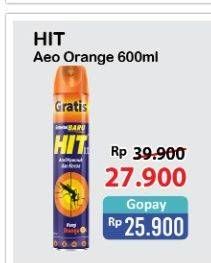 Promo Harga HIT Aerosol Orange 675 ml - Alfamart