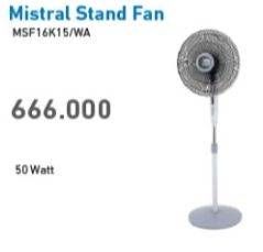 Promo Harga MISTRAL MSF16K15 | Standing Fan 50 W  - Electronic City
