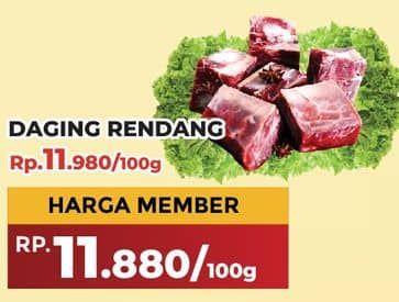 Promo Harga Daging Rendang Sapi per 100 gr - Yogya