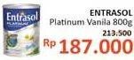 Promo Harga ENTRASOL Platinum Vanilla 800 gr - Alfamidi