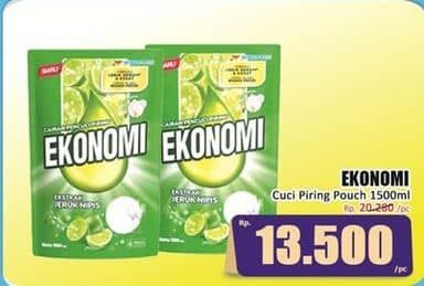 Promo Harga Ekonomi Pencuci Piring Power Liquid Jeruk Nipis 1500 ml - Hari Hari