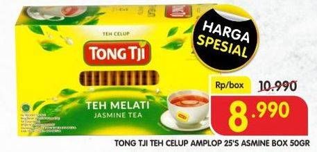 Promo Harga Tong Tji Teh Celup Jasmine 25 pcs - Superindo