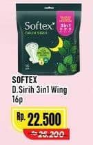 Promo Harga Softex Daun Sirih 3 In 1 16 pcs - Alfamart