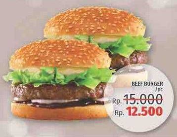 Promo Harga Burger Beef  - LotteMart