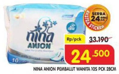 Promo Harga Bagus Nina Anion 28cm 10 pcs - Superindo