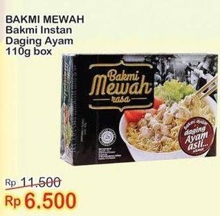 Promo Harga BAKMI MEWAH Bakmi Instant Ayam 110 gr - Indomaret